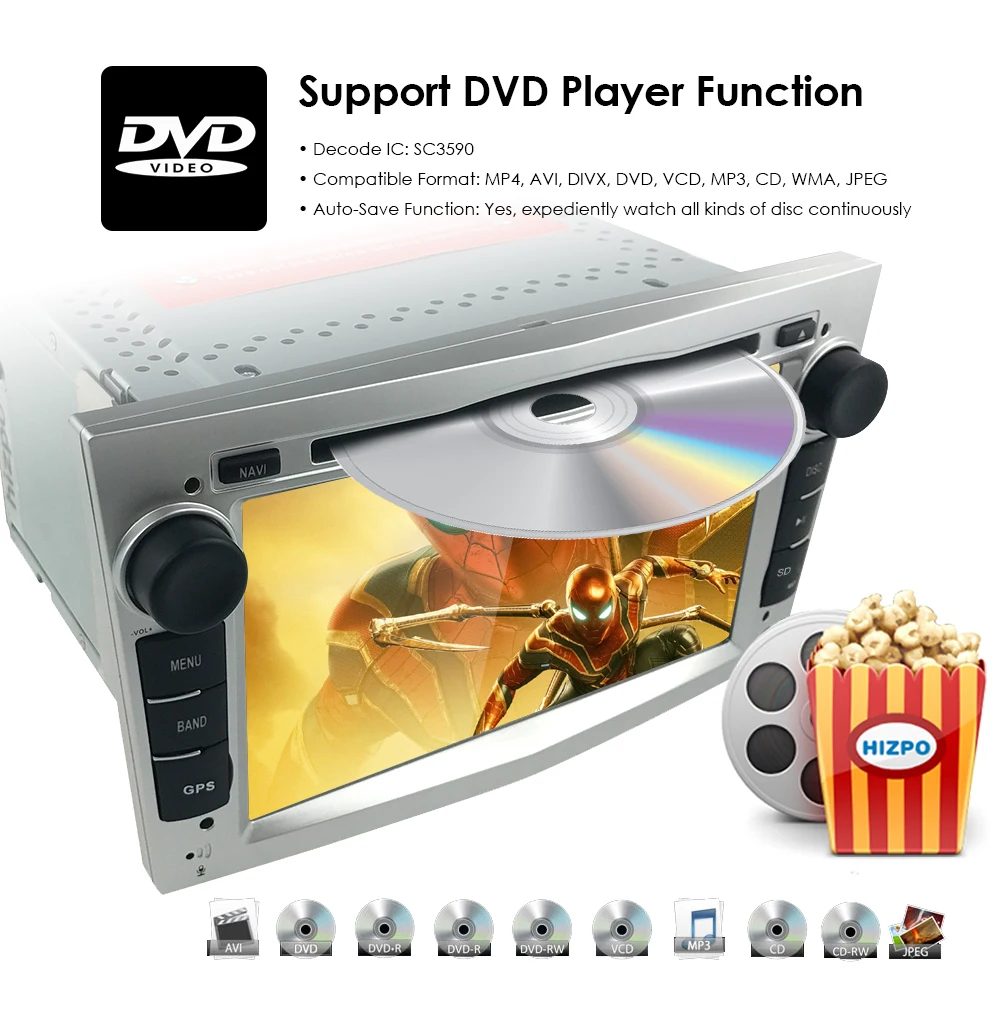 Top 2din 4+64 4GWIFI Android 9.0 CarDVD Player gps for Vauxhall/Opel/Antara/VECTRA/ZAFIRA/Astra OctaCore 7