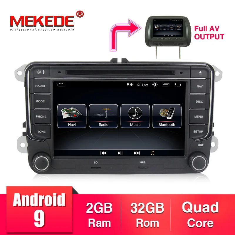 Android 9 автомобильный DVD аудио радио для Volkswagen SKODA GOLF 5 Golf 6 POLO PASSAT B7 T5 CC JETTA TIGUAN