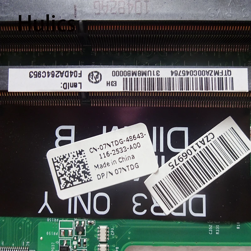 Hulics N4010 для Dell CN-07 NTDG 7NTDG DA0UM8MB6E0 F04DA264C953 HM57 Материнская плата ноутбука