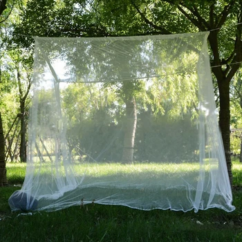 

200x200x180cm Large Encrypted Travel Camping Outdoor Mosquito Net Windproof Repellent Tent Insect Reject Canopy Tent Hanging Bed