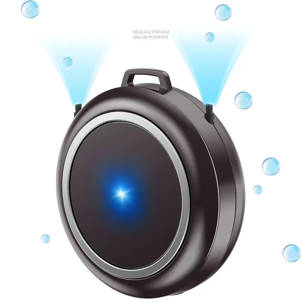 

Wearable Air Purifier Necklace Mini Portable USB Air Cleaner Negative Ion Generator Low Noise Air Freshener USB Charge