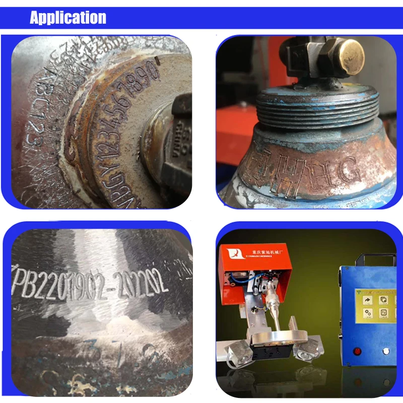 Dot Peen Cylinder Marking Machine Pin Marking Machine Gas Cylinder Marking Machine