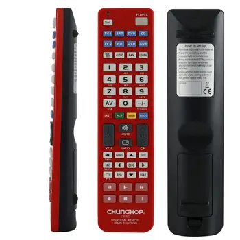

Chunghop TV Remote Control Multi-function Learning E885 Universal English version