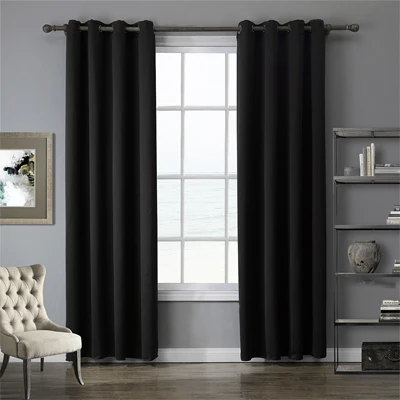 Modern Blackout Curtains for Window Treatment Blinds Finished Drapes Living Room Bedroom CT1060 | Дом и сад