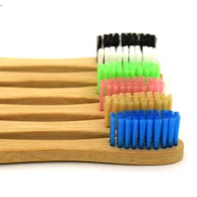 Экологичная бамбуковая зубная щетка с деревянной трубкой чехол портативная зубная щетка Bamboo Box Set CJing