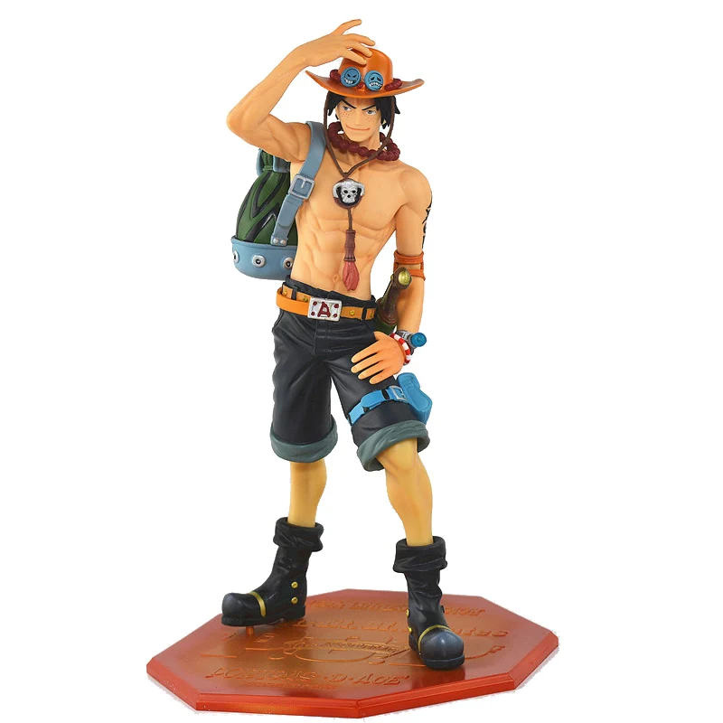 

Anime One Piece POP DX Fire ACE Portgas D Ace 10th Anniversary Special Edition PVC Action Figure One Piece Collectible Model Toy