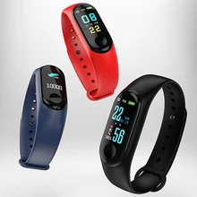 M3 Plus, умный Браслет, спортивный, для бега, водонепроницаемый, шагомер, Смарт-часы, фитнес, Смарт Браслет для измерения кровяного давления, пульсометр