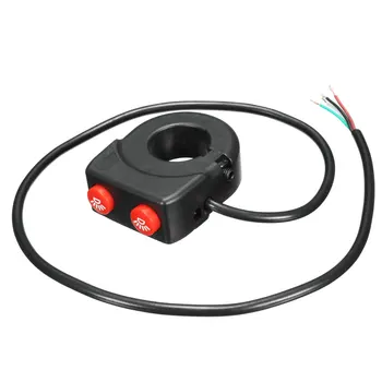

7/8'' 22mm Motorcycle Bike Handlebar On-Off Button Head Spot Fog Light Switch