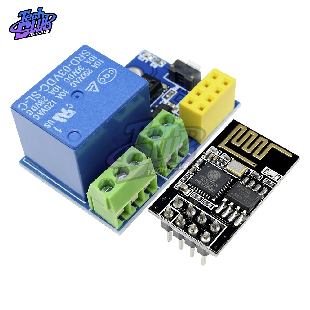 Релейный модуль ESP8266 ESP 01S 5 в Wi Fi дистанционный переключатель для умного дома Arduino