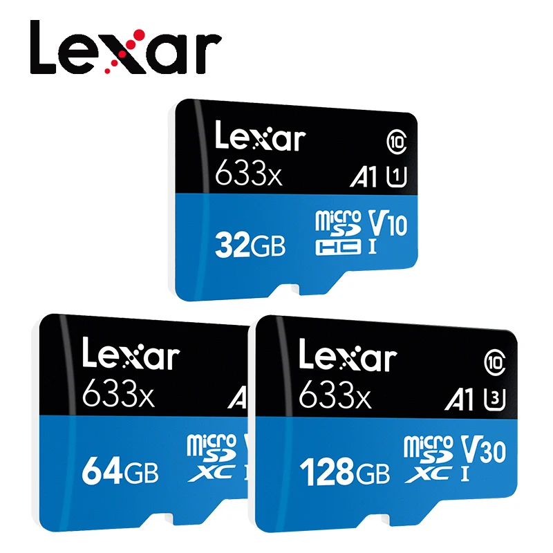 Карта памяти Lexar Class 10 64 Гб micro sd карта 32 16 tarjeta 128 ГБ tf оригинальная sd-карта