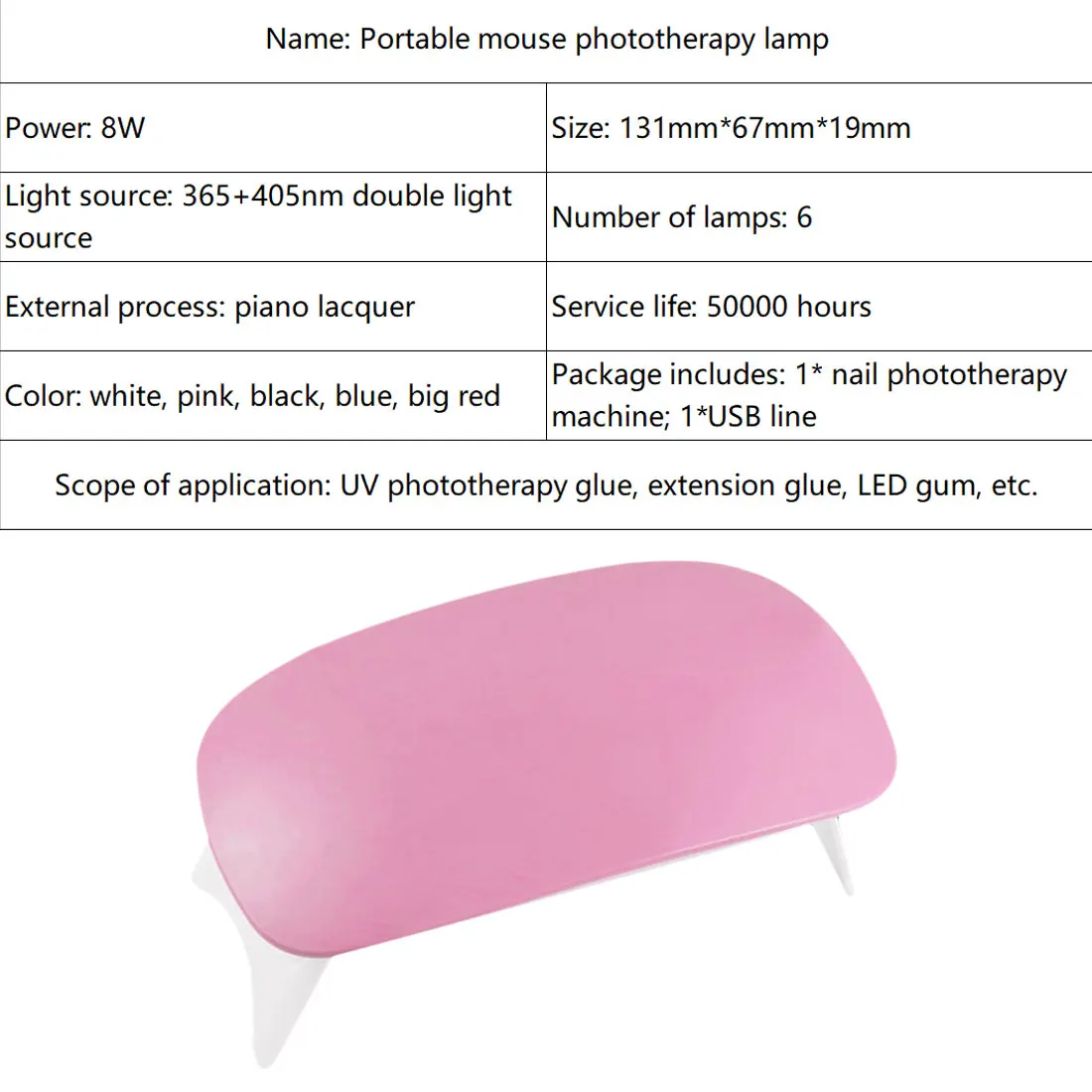 8/36W UV Lamp Gel Nail Dryer For UV Nail Gels Polish White UV Nail Lamp Curing Nail Art Tools 3 UV Lamps 120s Quick Dry Glue