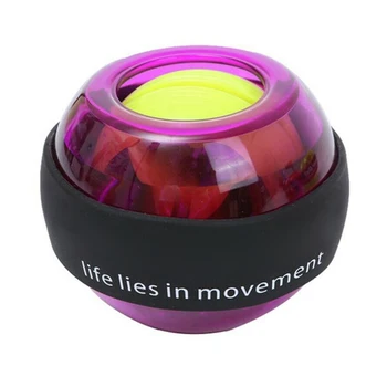 

Drop shipping LED Gyroscope Ball Wrist Trainer Relax Gyro Arm Exerciser Fitness Equipment M2