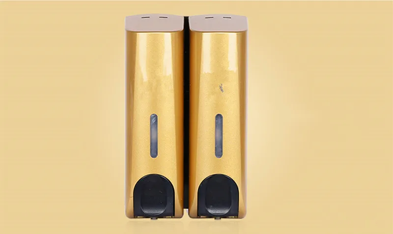 Wetips ручной дозатор шампуня для душа дозатор для мыла моющее средство жидкое мыло для ванной комнаты распределитель Savon мыло диспенсер настенный - Цвет: Noword goldB2