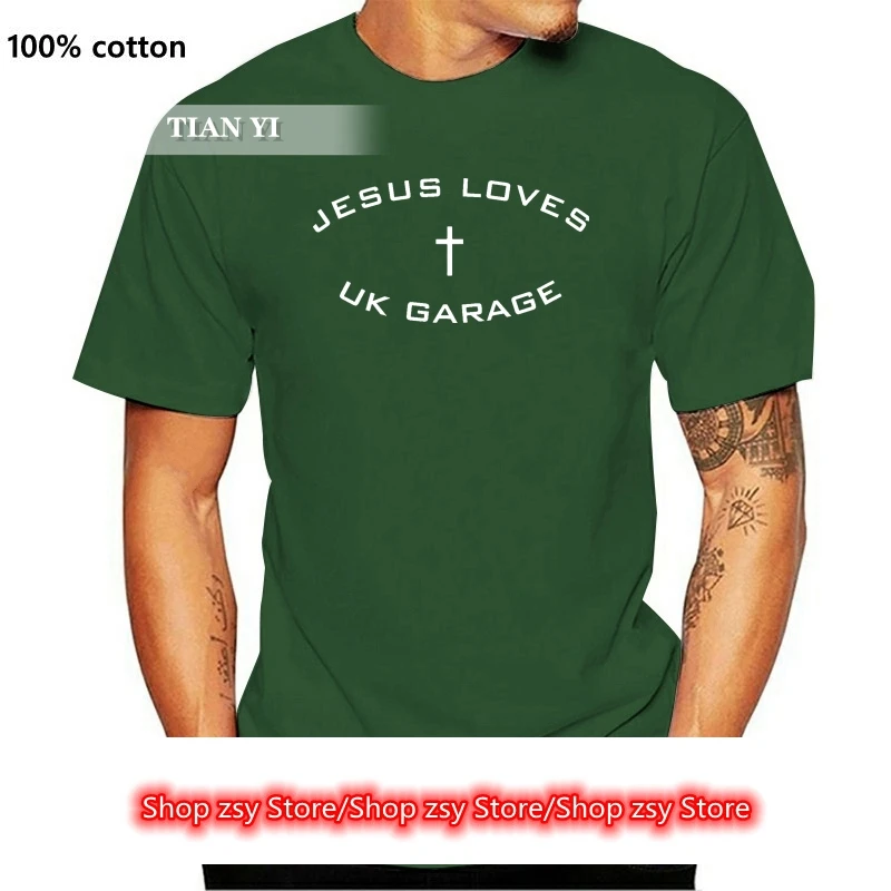 Jesus Loves Uk Garage New Music Unisex Old School Retro T- Shirt S-3xl New T Shirts Funny Tops Tee New Unisex Funny Tops - T-shirts - AliExpress