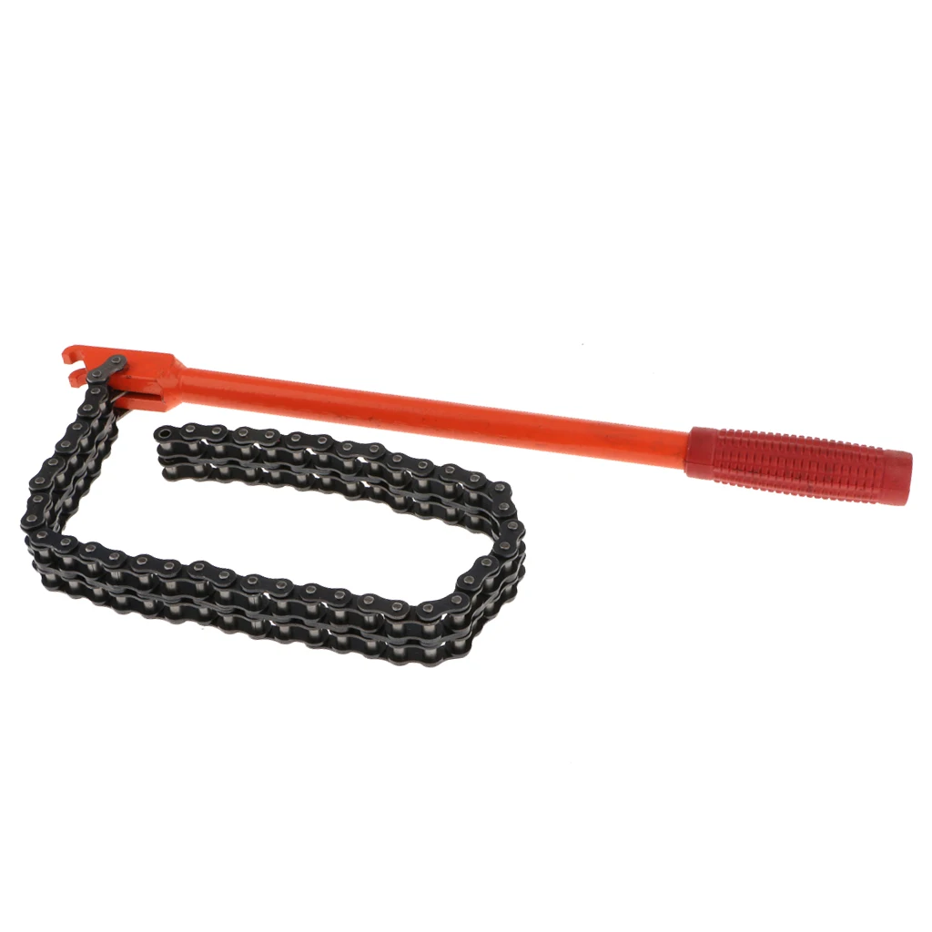 Car Engine Oil Filter Chain Grip Wrench Spanner Remover Tools Plier 15