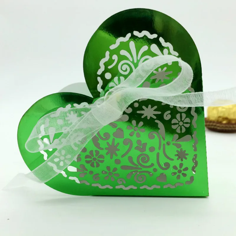 10 шт. коробка конфет драже подарок на год коробка «любящее сердце» Свадебные украшения пользу Бумага Подарочный пакет для вечерние принадлежности для Хэллоуина 5z
