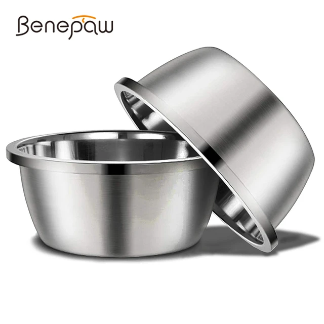 Stainless Steel Metal Dog Bowls, Food Grade, Premium Pet Food Water Bowls,  Nonslip Rubber Bottom, Dishwasher Safe, Easy to Clean - AliExpress