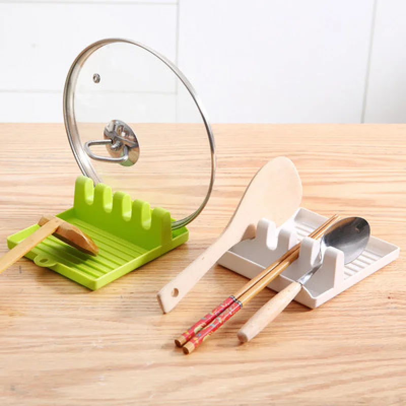 Kitchen Spatula Rack Tableware Holder Cooking Storage Tray Gadgets Plastic Supplies Pad Anti Drip Home Helper Table Cleaning Set | Дом и сад