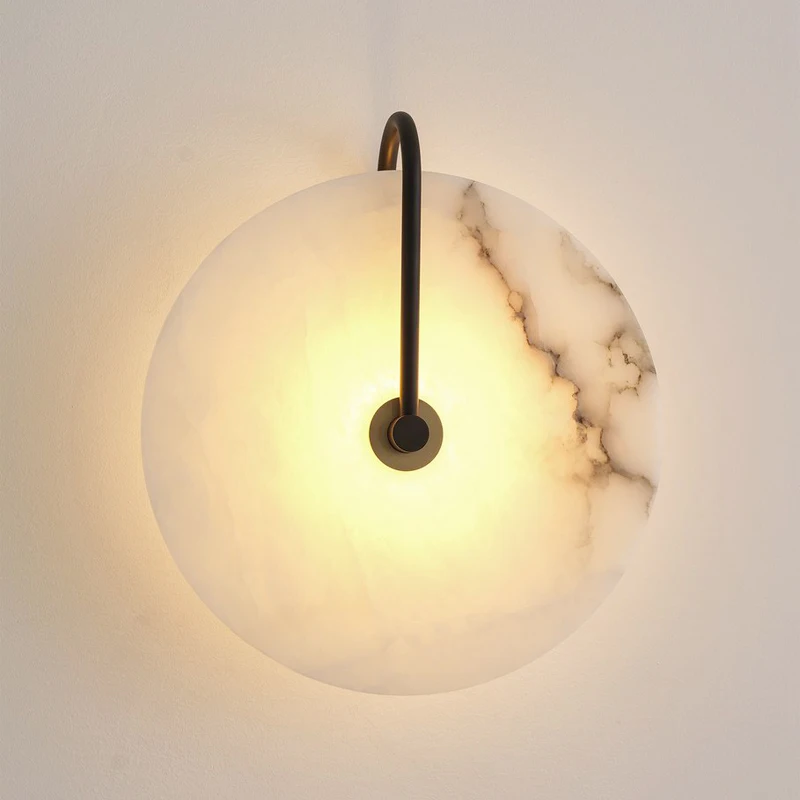Lâmpada de Parede Quarto ao Lado da Sala Projeto do Hotel Parede para Restaurante Nova Nordic Mordern Simples Estar Escadas Mármore Luz Café Luzes