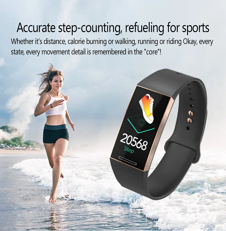 ONEMIX Новые смарт-часы модный умный Браслет Водонепроницаемый точный подсчет шагов спортивный шагомер беспроводной Bluetooth ссылка фитнес