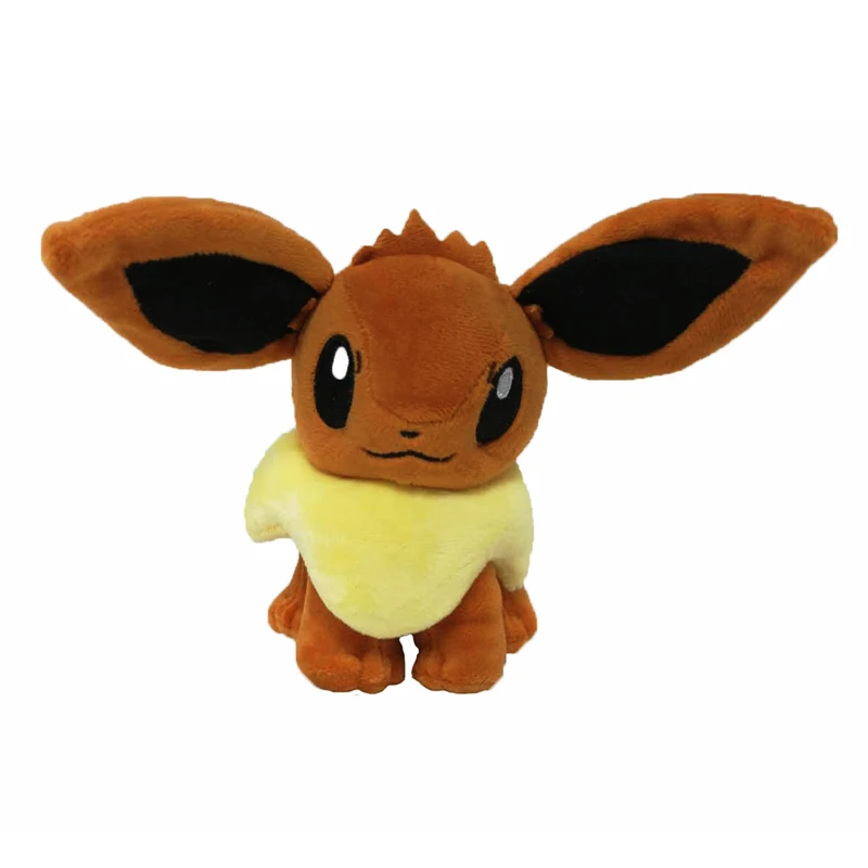 Takara Tomy Pokemon Plush Hot Anime Character Eevee Toys 15cm Kawaii Soft Stuffed Animals Doll for Kids Toys Birthday Gift
