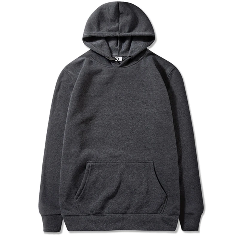 

Aoliwen brand 3D Print Hoodies Sweatshirts Costumes Hooded Harajuku Coat Jacket S-3XL oversized menâ€™s Solid gray sweatshirt men