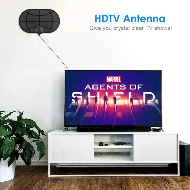 960 миля диапазонная антенна ТВ цифровая HD HDTV 1080p Skywire 4K Antena цифровая-Внутренняя