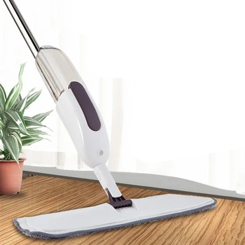 

360° Rotating Spray Mop Magic Flat Floor Cleaner Steam Spin Mops Cleaning Tool with Water Tank Cleaning Mops Tools