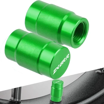 

For kawasaki ZX6R ZX636R ZX6RR 1995 1996 1997 1998 1999 2000 2001 2002 2003 2004-2018 2019 2020 CNC Wheel Tire Valve caps cover