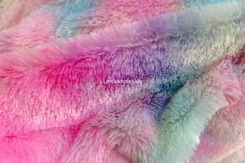 

Colorful PV velvet,Tie dyed Peacock velvet,Rainbow fabrics,160cm*90cm(one yard)/pcs