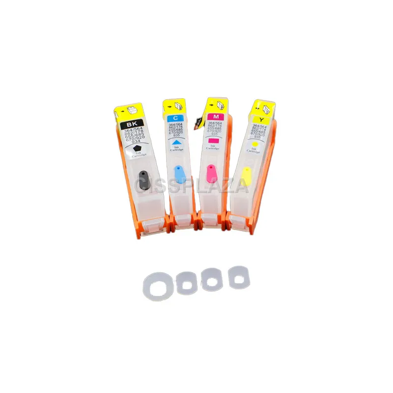 CISSPLAZA 4 шт. совместимый с HP685 685xl deskjet 3525 4615 4625 5525 6525 многоразовый чернильный