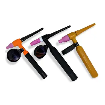 

2pcs/set TIG Torch Shading Glass Hood 360 Degree Rotation Translucent Large Lens Blind Mirror for WP-18 WP-17