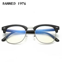 Анти УФ синий светильник, для мужчин и женщин, оптическая оправа, очки, модные очки для чтения, классические очки для глаз, компьютерные очки oculos