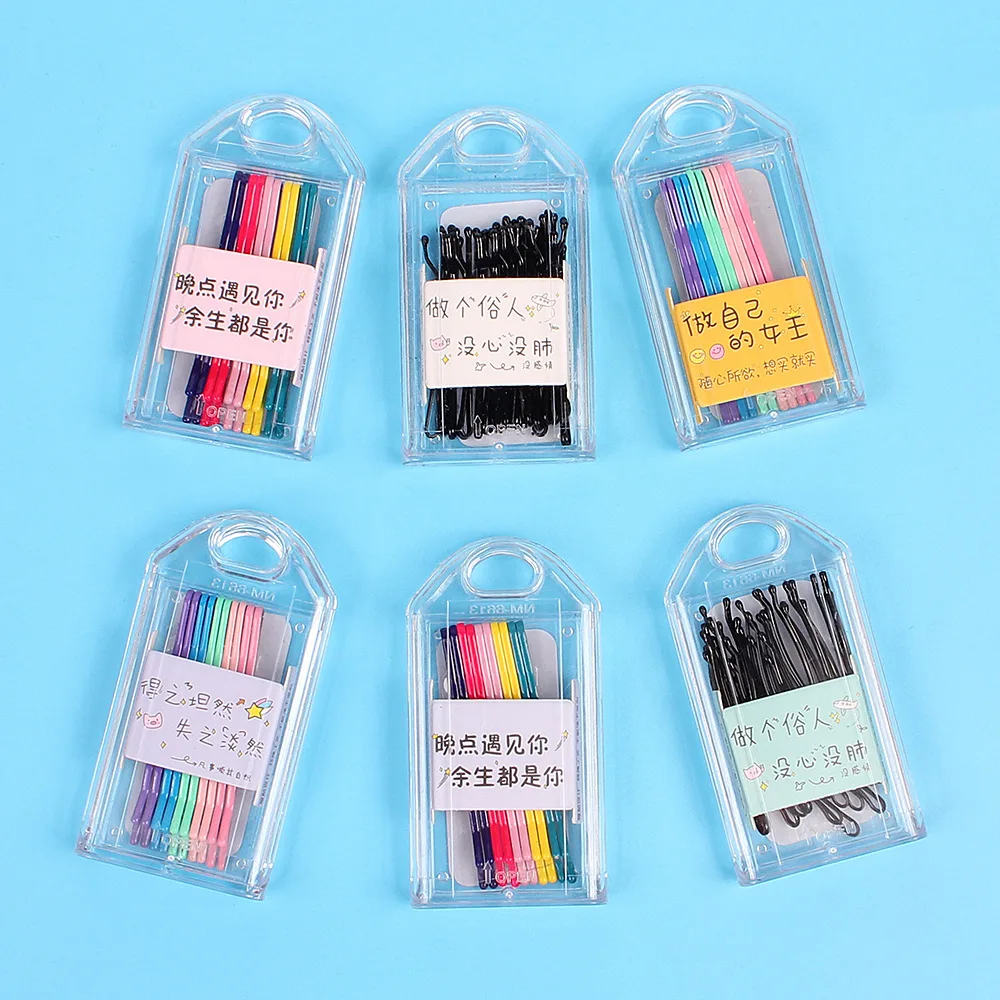 

10pcs/lot Black / Corlorful Hairpins for Women Bobby Pins Styling Hair Accessories Clips 2019