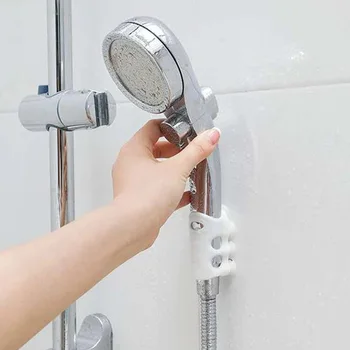 

2pcs Sprinkler Support TPR Wall Mounted Bathroom Suction Cup Hotel No Trace Modern Shower Head Holder Household Adjustable Angle