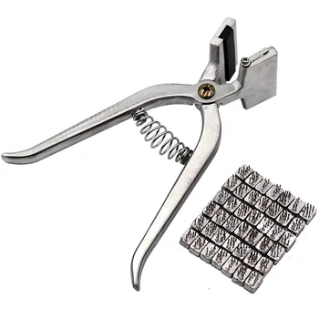 

Farm tools Ear Lettering Pliers Rabbit Ear Pliers Animal Thorn Pliers Ear No. Pliers Numbers Letters Easy To Replace portable