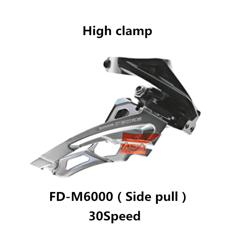 SHIMANO DEORE FD-M611/FD-M618/FD-6000/FD-6025 горный велосипед 10 S/20 S/30 Скорость сторона тяга/прямое Крепление Передняя Коробка передач - Цвет: FD-M6000 30S 2