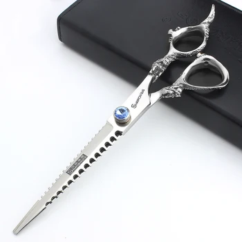 

Pet Scissors Beauty Tool Set Decoration Hair Clipper 7 Inch Straight Cut Fishbone Cut Dog Teddy VIP Hair Clipping