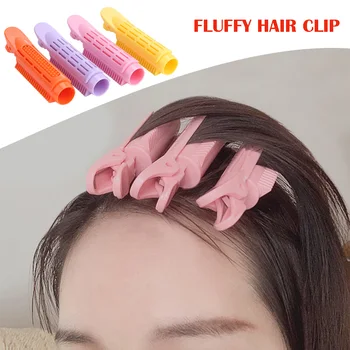 

4pcs Plastic Hair Root Fluffy Clip Bangs Curly Hair Styling Clips Hairpins Women Girl Hair Styling Hair Curler Curling Clips