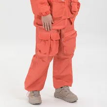 Стиль с большими карманами; коллекция года; сезон осень-зима; стиль; уличные модные повседневные брюки; комбинезоны; брюки