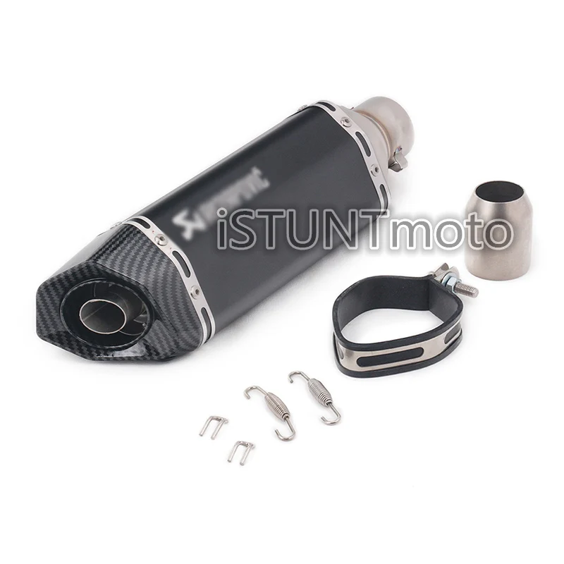 Akrapovic Универсальный мотоциклетный выхлоп Escape модифицированный Кроссовый глушитель для CBR250 CB600 MT07 CBR650F ATV Dirt Pit Bike