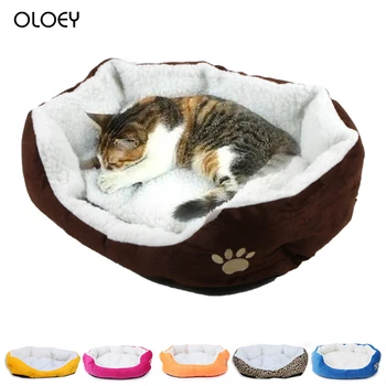 

50*40cm/60*50cm Comfortable and Soft Cat Bed Mini House for Cat Pet Dog Sofa Bed Good Products for Puppy Cat Pet Dog Supplies