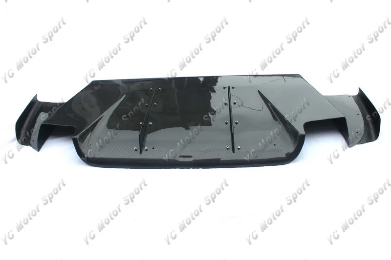 2005-2007 Mitsubishi Evolution EVO 9 JDM Varis Style Rear Bumper Diffuser Kit CF (2)
