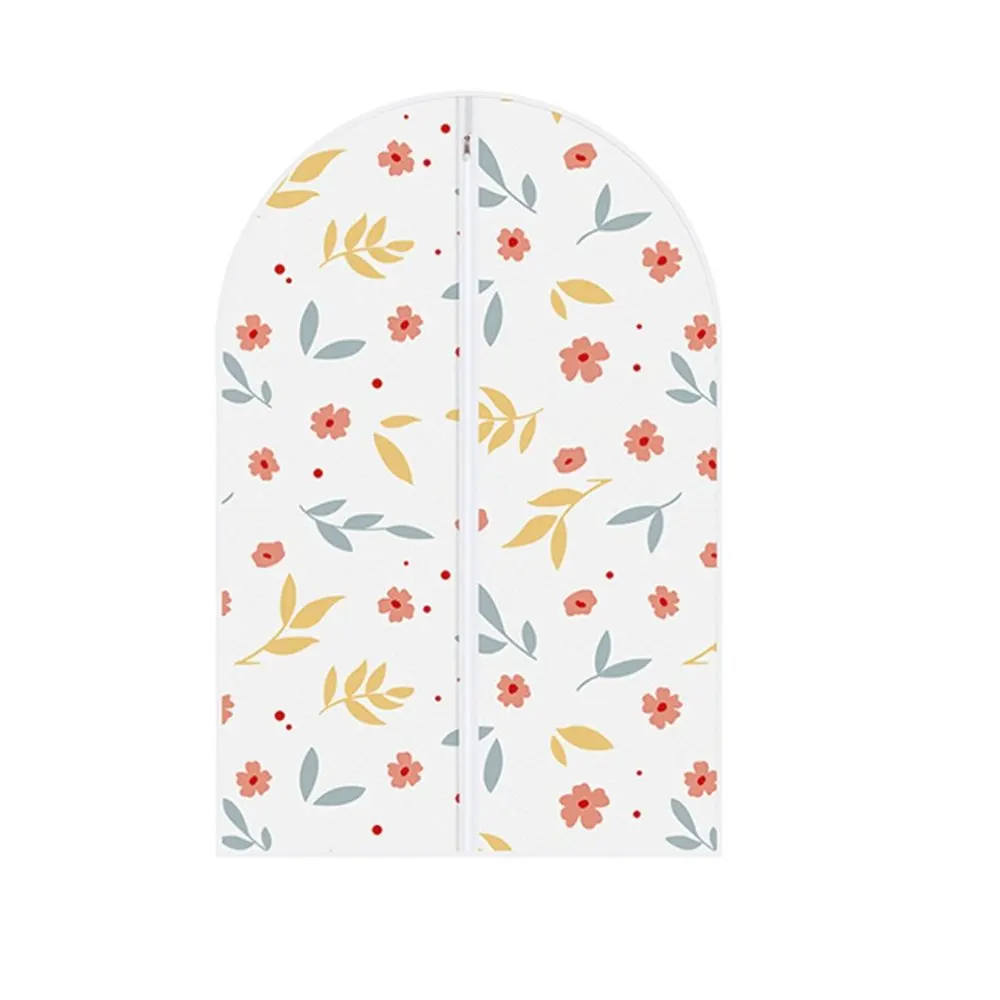 S Size floral print Водонепроницаемость PEVA одежды пыленепроницаемый мешок пальто, костюмы с платьем, шкаф для хранения сумка протектор сумки с молнией, Размеры S/M/L Размеры - Цвет: S Size floral print
