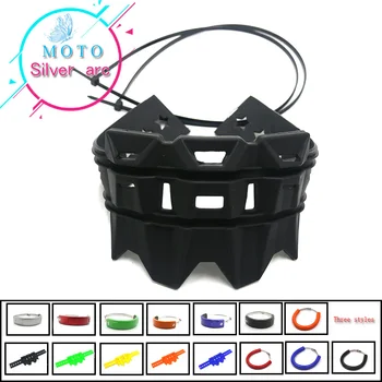 

For BMW S1000RR S1000XR Silencer Round Oval Exhaust Protector Can Cover Aluminum Motorcycle Scope 100MM-140MM Protect