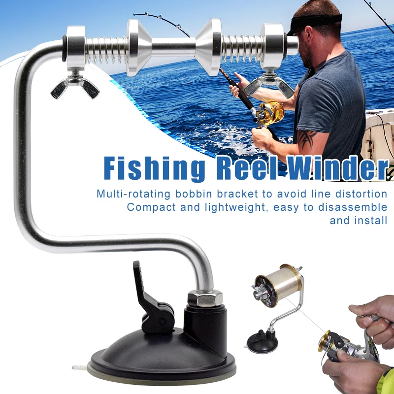 

Fishing Line Winder Portable Lightweight Spooler Machine Spin Reel Station System EDF88