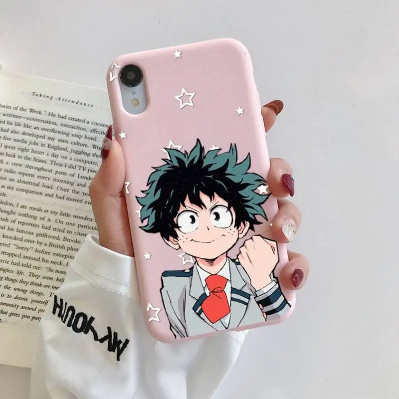 Anime My Hero Academia Midoriya Izuku Phone Case for iphone 13 11 12 mini pro max 7 8 plus 6 6s x xs max xr coque