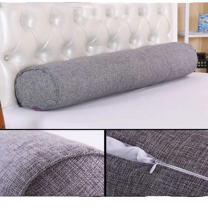 Длинная Подушка, внутренняя круглая подушка для тела, подушка с аниме, Прямоугольная подушка для сна, подушка для дома, спальни, постельные принадлежности, аксессуары - Цвет: Grey