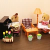 1/12 Forest Animal Family Simulation Mini Girl Home Toy House 1:12 Forest Hut Mini Kids Villa ABS Kitchen Hut 4