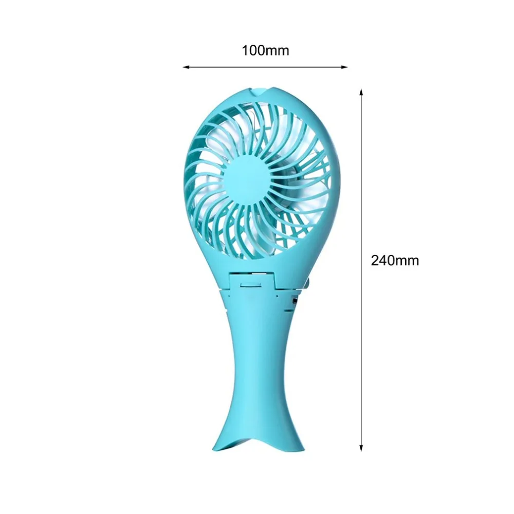 Энергосберегающий мини Кондиционер Вентилятор портативный USB Перезаряжаемый ручной Русалка складной для путешествий кемпинга